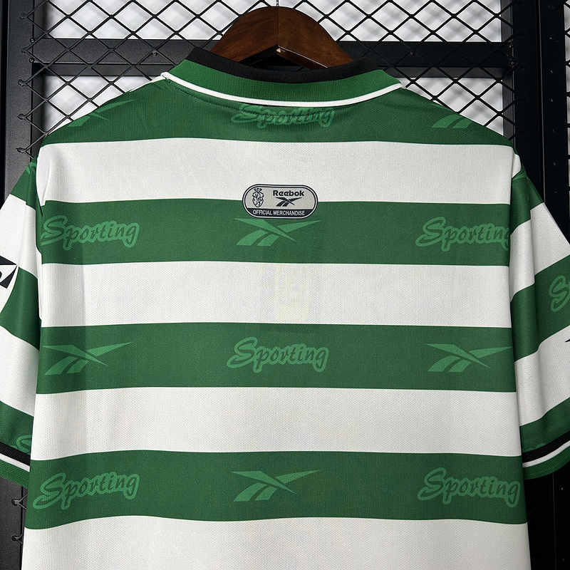Retro 1999-00 Sporting Lisbon Home Football jersey retro