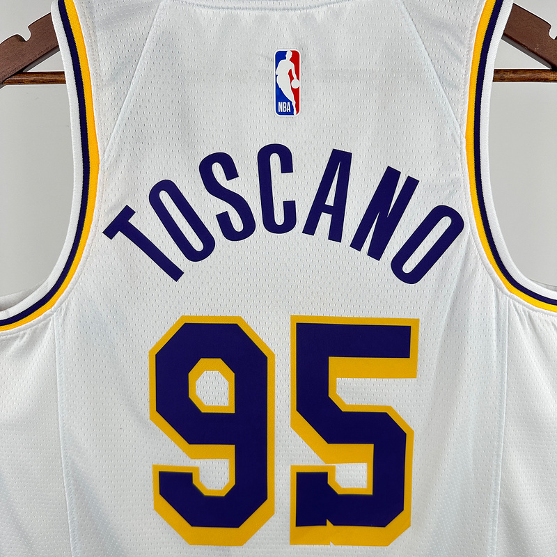 2023 NBA Lakers 95 TOSCANO Basketball Jersey