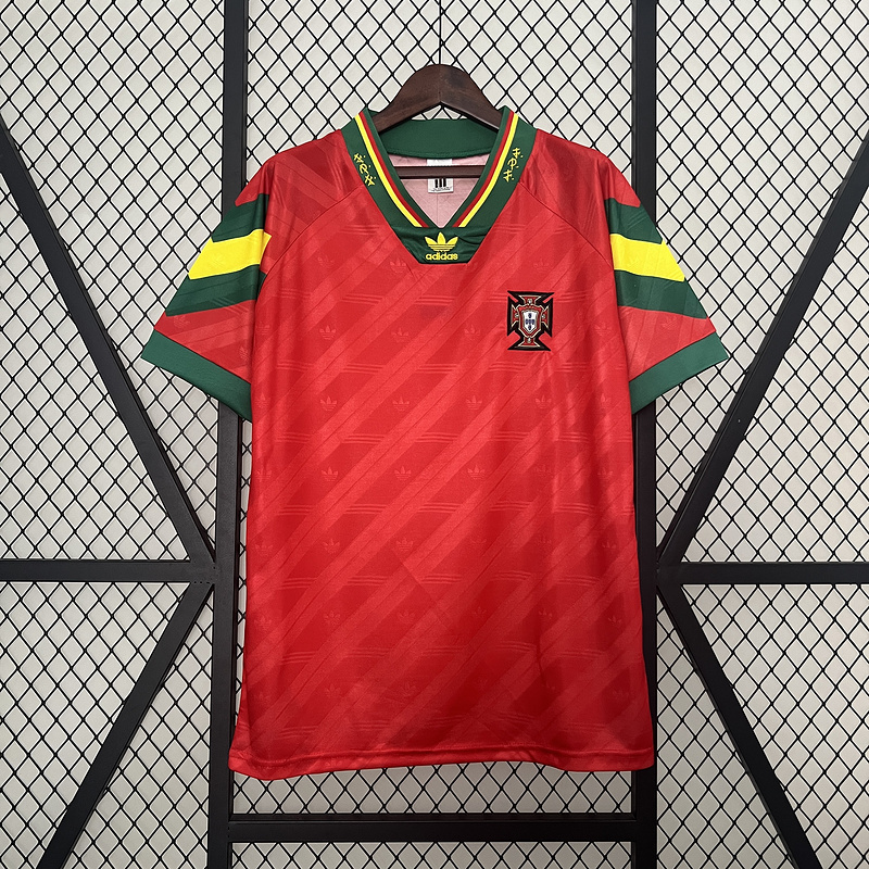 retro 1994 Portugal home retro football jersey Fan version