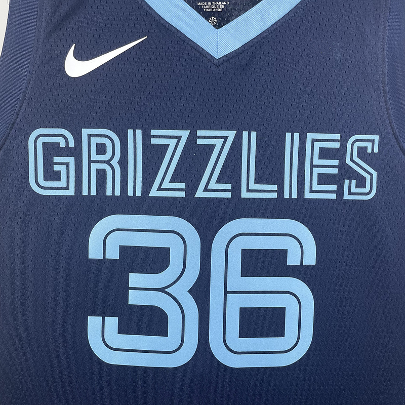 2023 NBA Memphis Grizzlies 36 SMART Basketball Jersey
