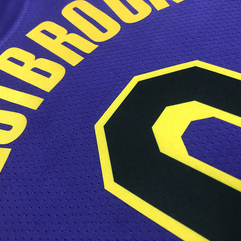 2023 NBA Lakers 0 WESTBROOK Basketball Jersey