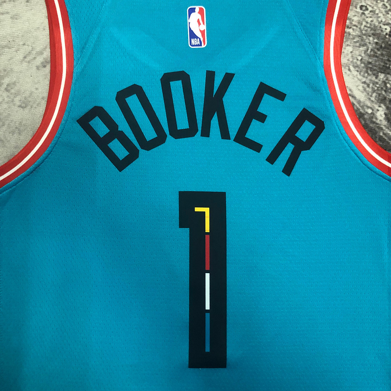 2023 NBA Phoenix Suns 1 BOOKER Basketball Jersey