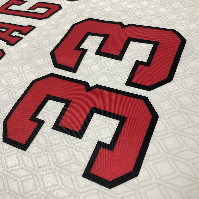 2023 NBA Chicago Bulls (33 PIPPEN) Basketball Jersey