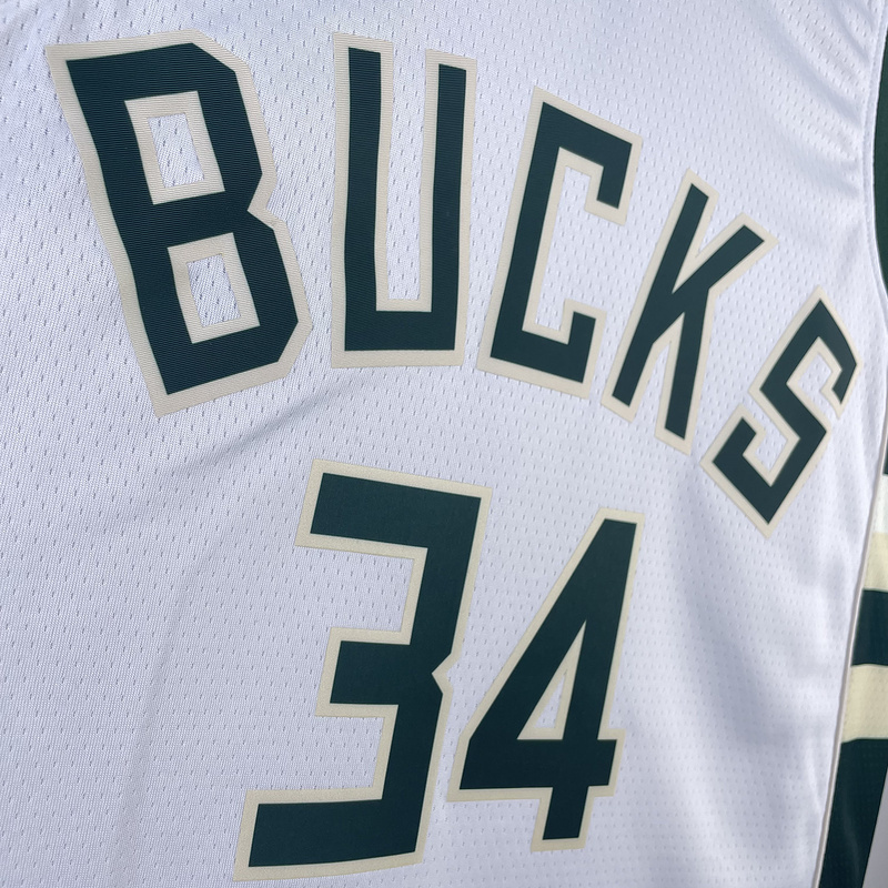 2023 NBA Milwaukee Bucks (34 ANTETOKOUNMPO) Basketball Jersey