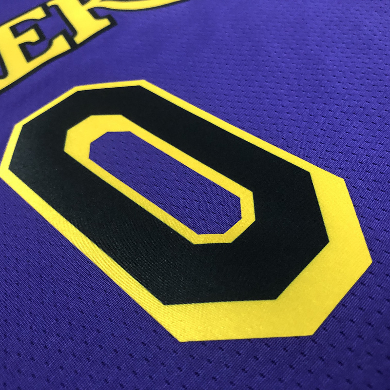 2023 NBA Lakers 0 WESTBROOK Basketball Jersey