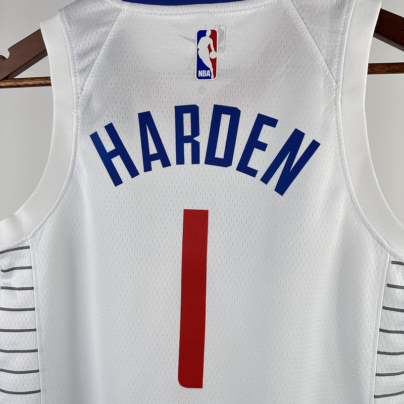 2023 NBA LA Clippers kids 1 HARDEN Basketball Jersey