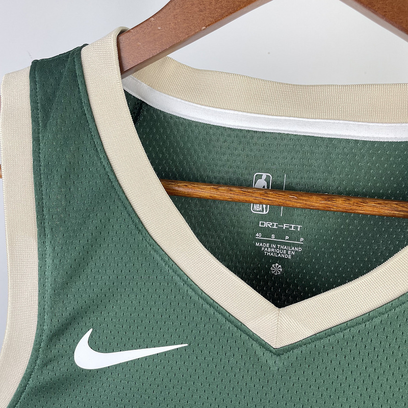 2023 NBA Milwaukee Bucks (0 LILLARD) Basketball Jersey