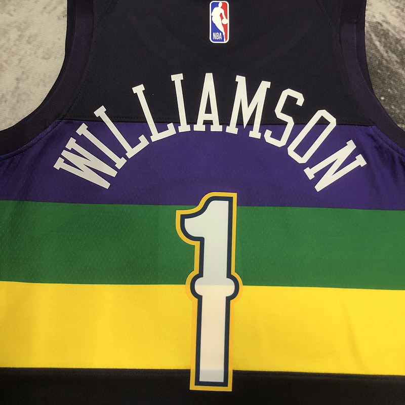 2023 NBA New Orleans Pelicans 1 WILLIAMSON Basketball Jersey