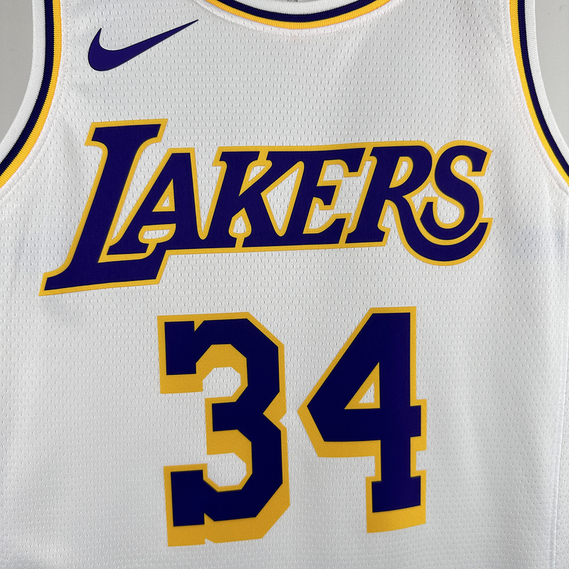 2023 NBA Lakers 34 O'NEAL Basketball Jersey