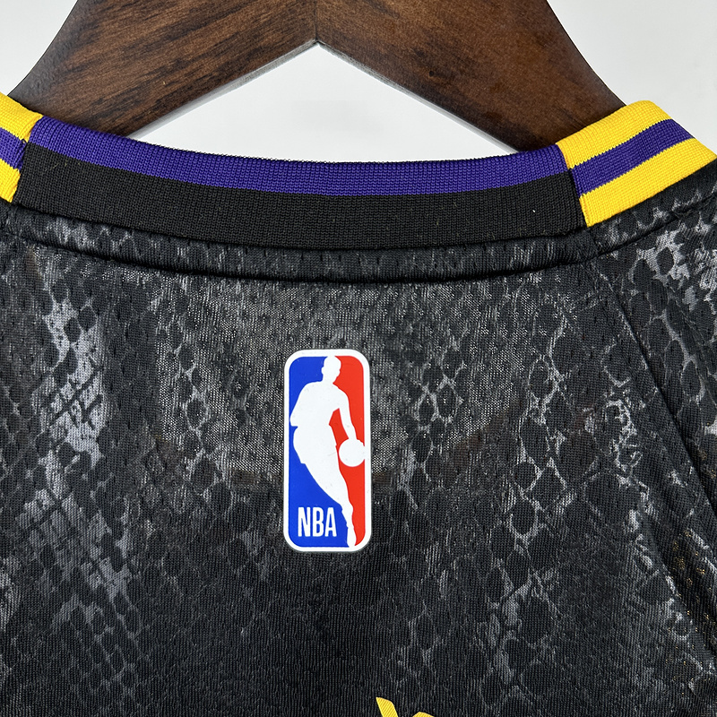 Kids 2023 NBA Lakers 77 DONCIC Basketball Jersey