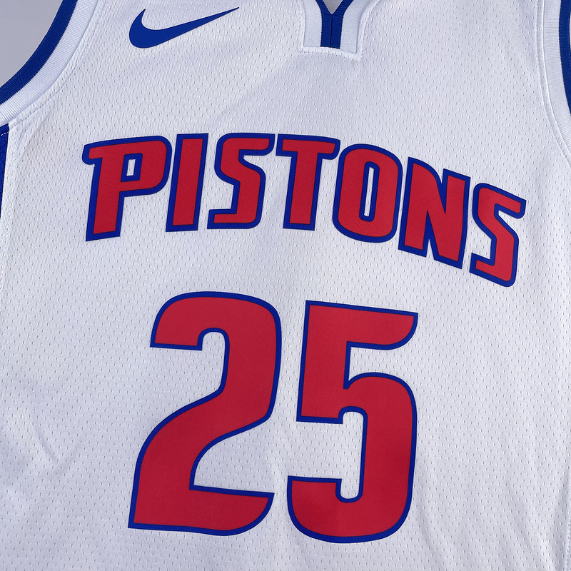 2023 NBA Detroit Pistons 25 ROSE Basketball Jersey