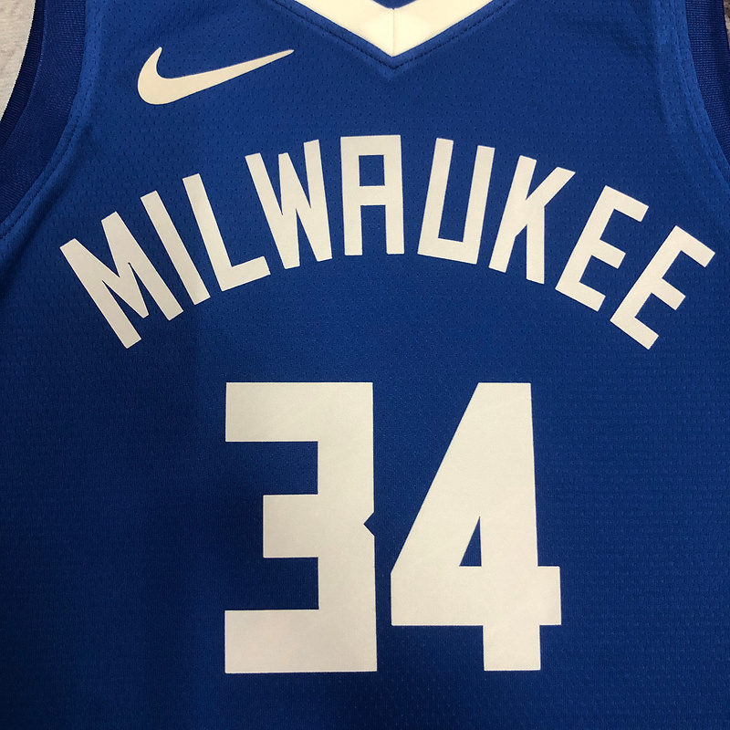 2023 NBA Milwaukee Bucks (34 ANTETOKOUNMPO) Basketball Jersey