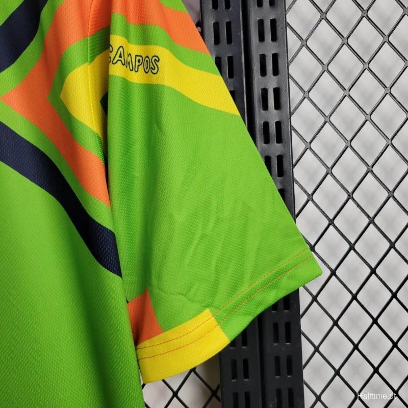 Retro 1994 Mexico Jorge Campos Home Green Goalkeeper Football jersey retro