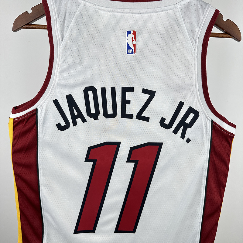 2023 NBA Miami Heat 11 JAQUEZ JR. Basketball Jersey