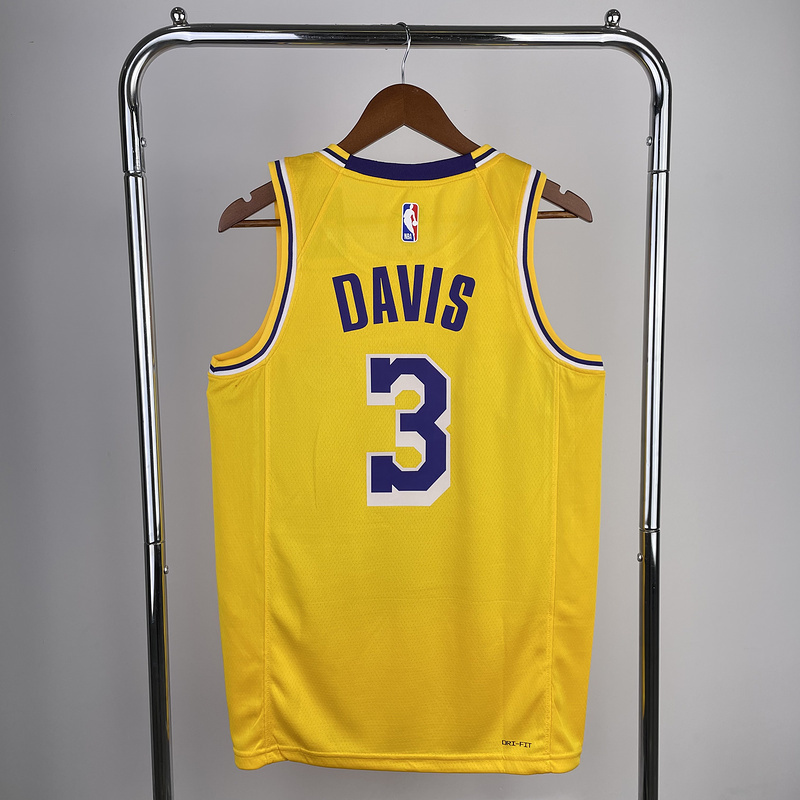 2023 NBA Lakers 3 DAVIS Basketball Jersey