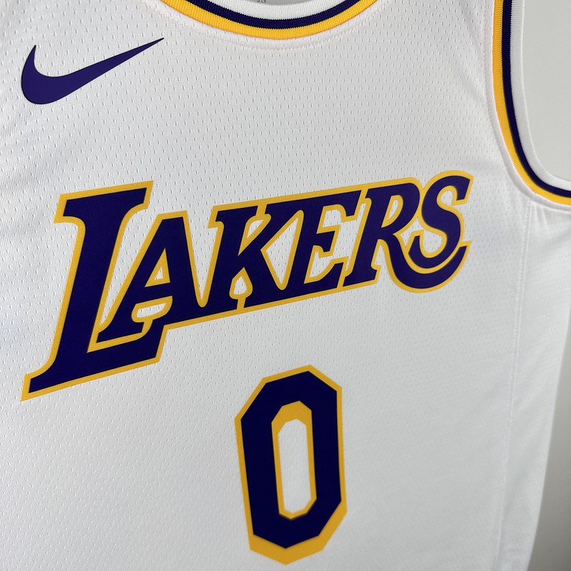 2023 NBA Lakers 0 WESTBROOK Basketball Jersey