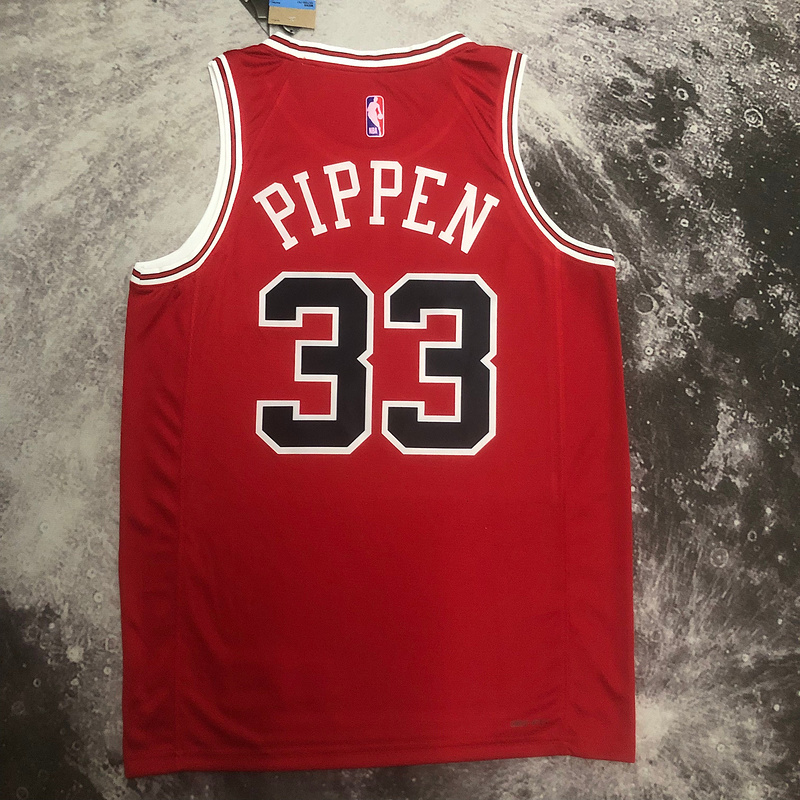 2023 NBA Chicago Bulls (33 PIPPEN) Basketball Jersey
