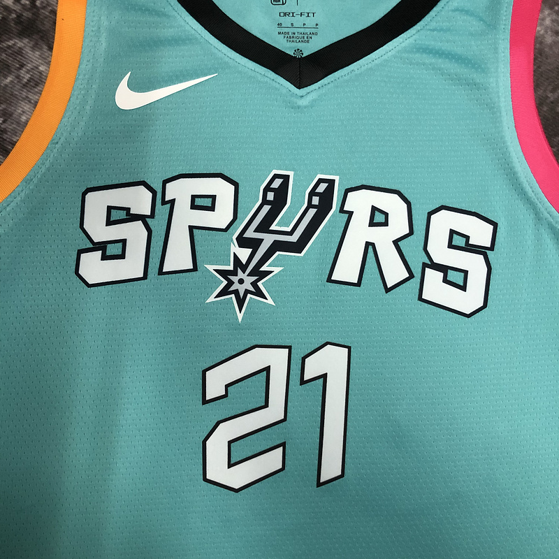 2023 NBA San Antonio Spurs 21 DUNCAN Basketball Jersey