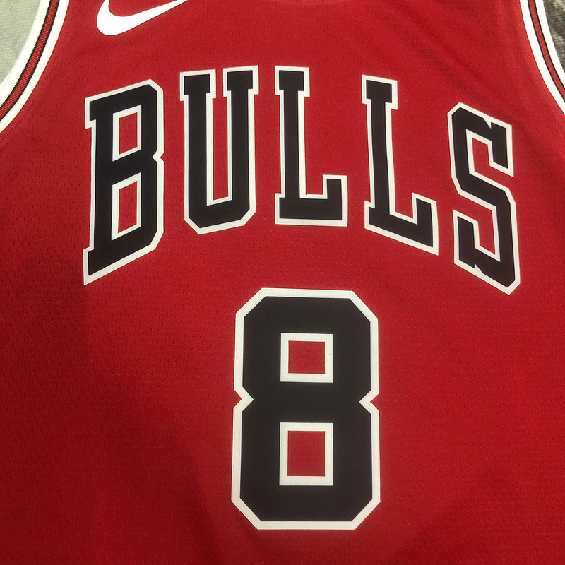 2023 NBA Chicago Bulls (8 LAVINE) Basketball Jersey