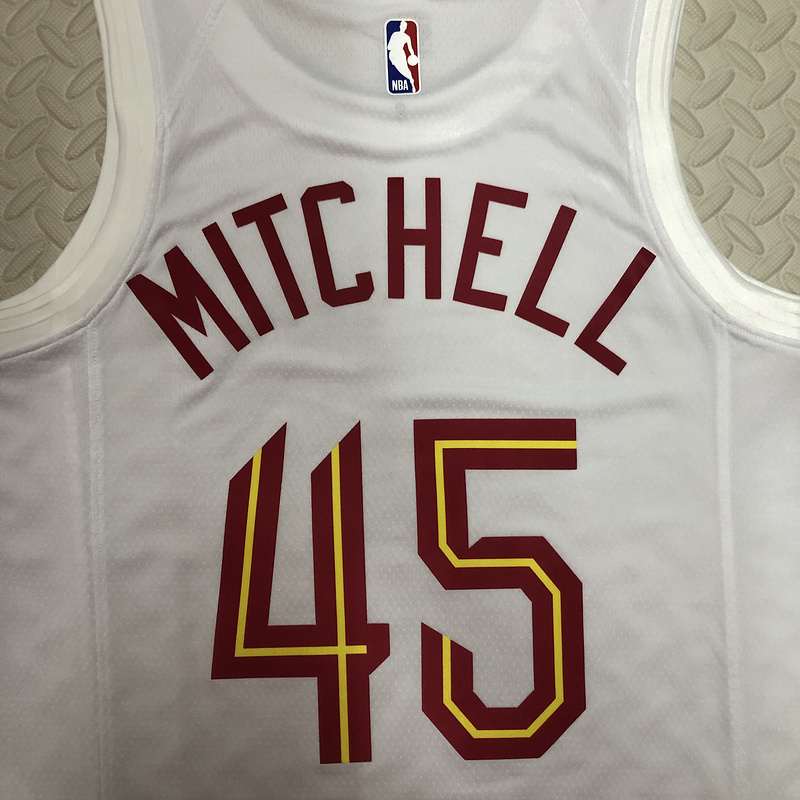 2023 NBA Cleveland Cavaliers 45 MITCHELL Basketball Jersey