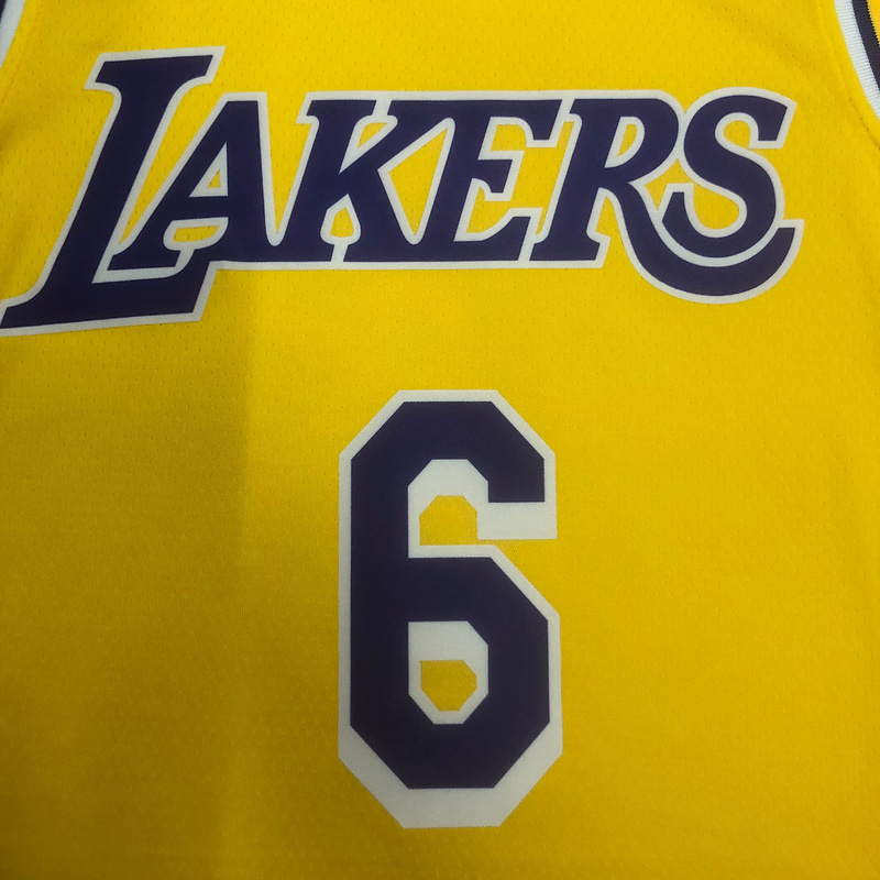 2023 NBA Lakers 6 JAMES Basketball Jersey