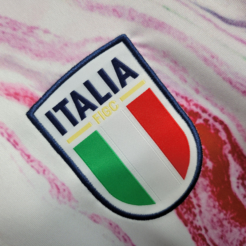 2023-24 Italy training uniform pink  VERRATTI BARELLA ADRIAN VERRATTI DEL PIRO Football jersey