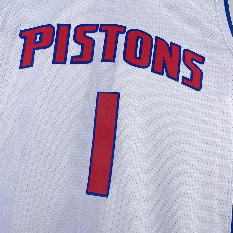 2023 NBA Detroit Pistons 1 IVERSON Basketball Jersey