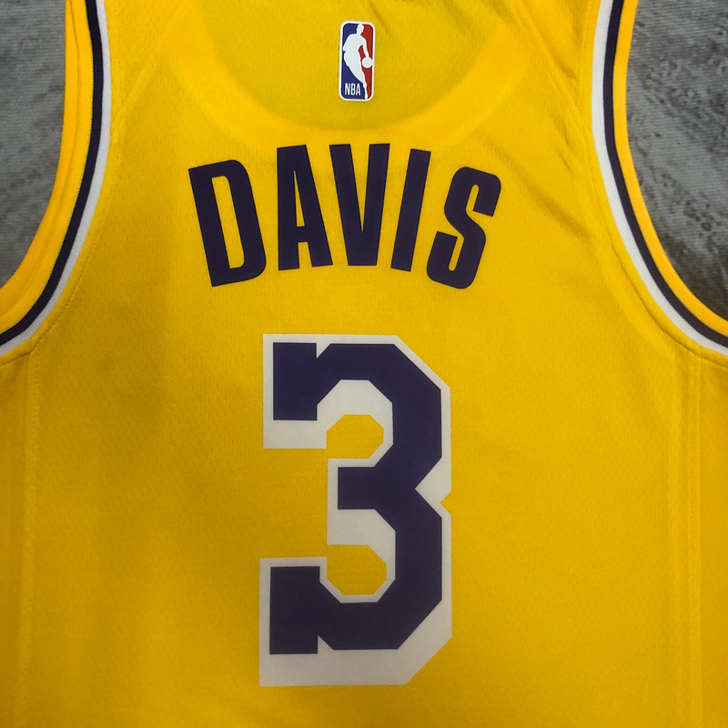 2023 NBA Lakers 3 DAVIS Basketball Jersey