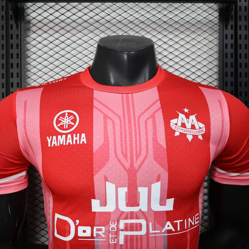 Player 2025-26 Marseille OM Red Special EditioFootball jersey