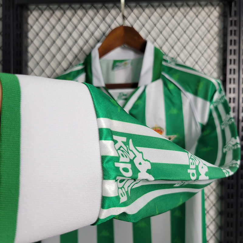Retro 1995-97 Real Betis Home Long Sleeve Shirt retro football jersey retro
