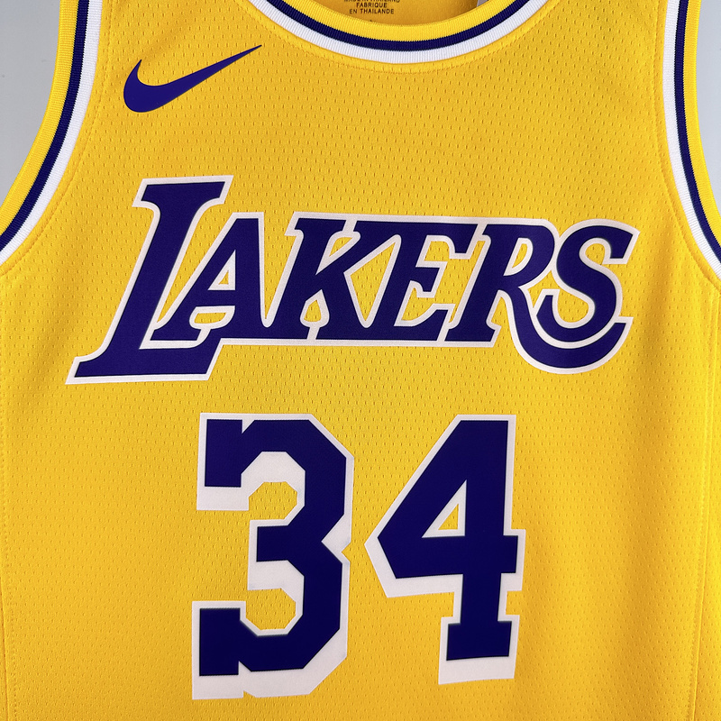 2023 NBA Lakers 34 O'NEAL Basketball Jersey
