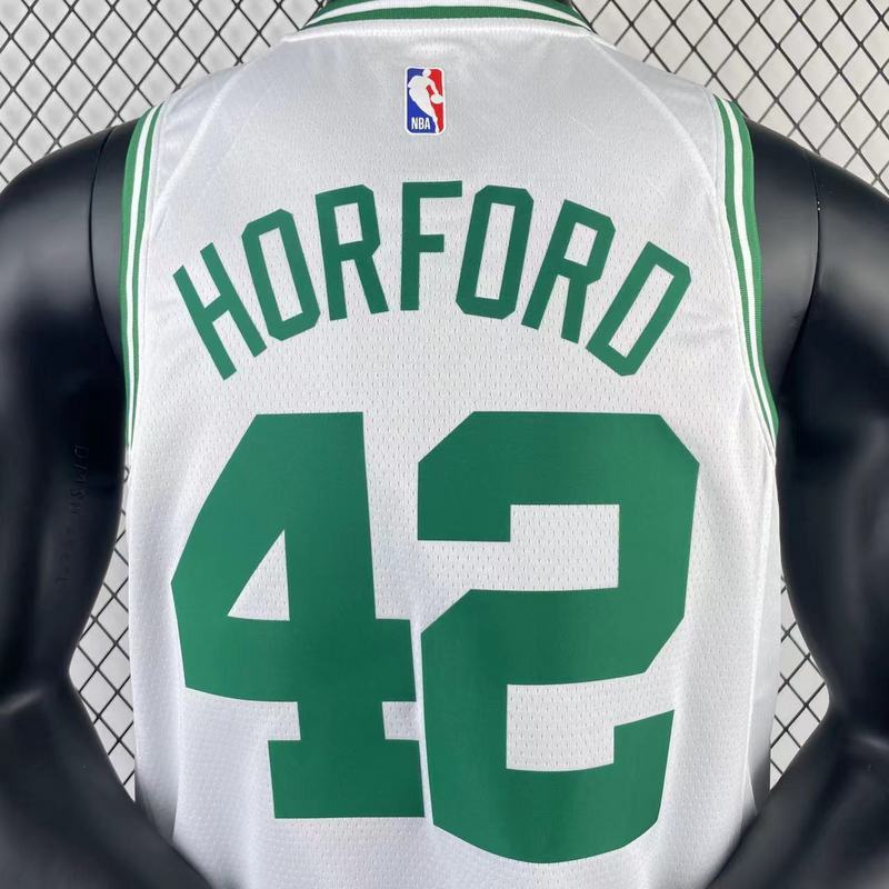2023 NBA Boston Celtics 42 HORFORD Basketball Jersey