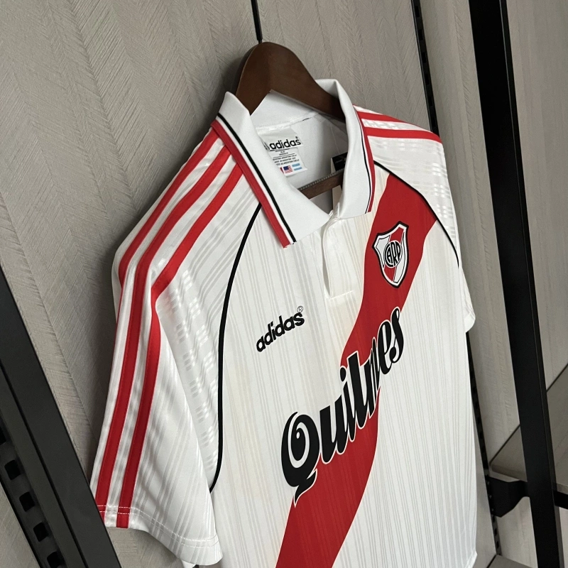 Retro 1995-96 River Plate Home football jersey retro