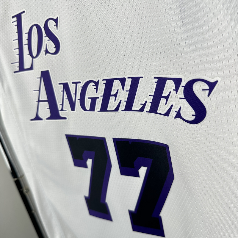 2023 NBA Lakers 77 DONCIC Basketball Jersey