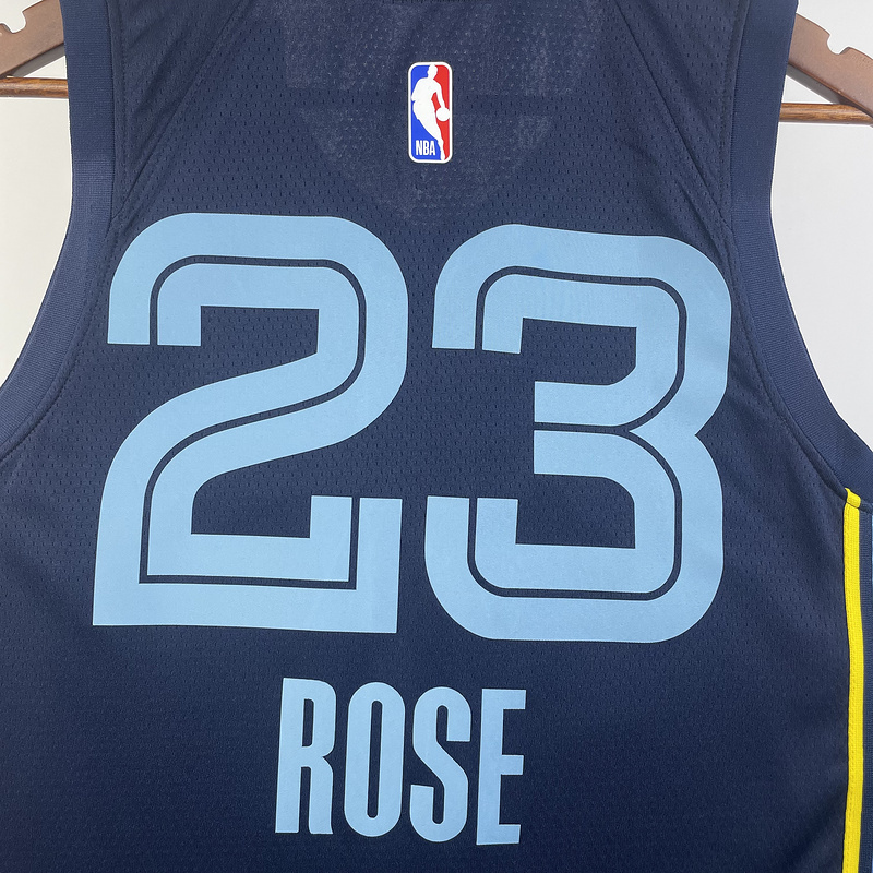 2023 NBA Memphis Grizzlies 23 ROSE Basketball Jersey