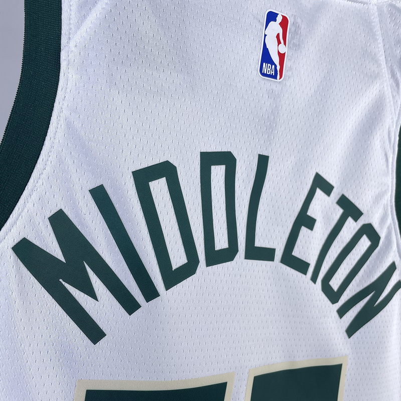 2023 NBA Milwaukee Bucks (22 MIDDLETON) Basketball Jersey