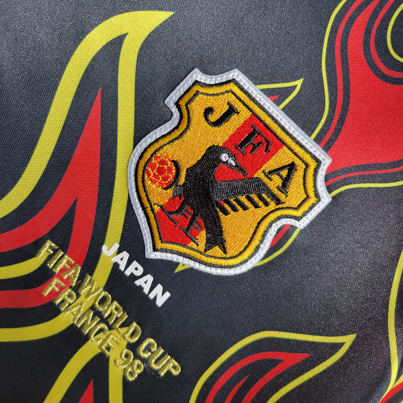 Retro 1998 japan Goalkeeper Red Flame Football jersey retro
