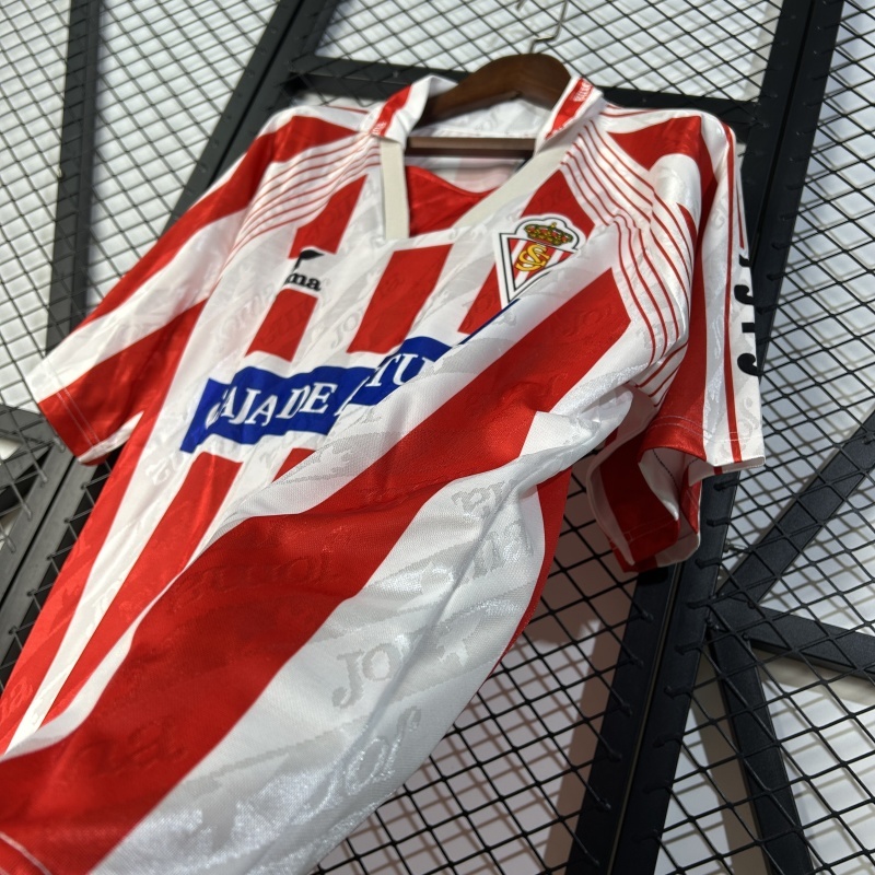 Retro 1994-95 Sporting Gijon Home Football jersey retro