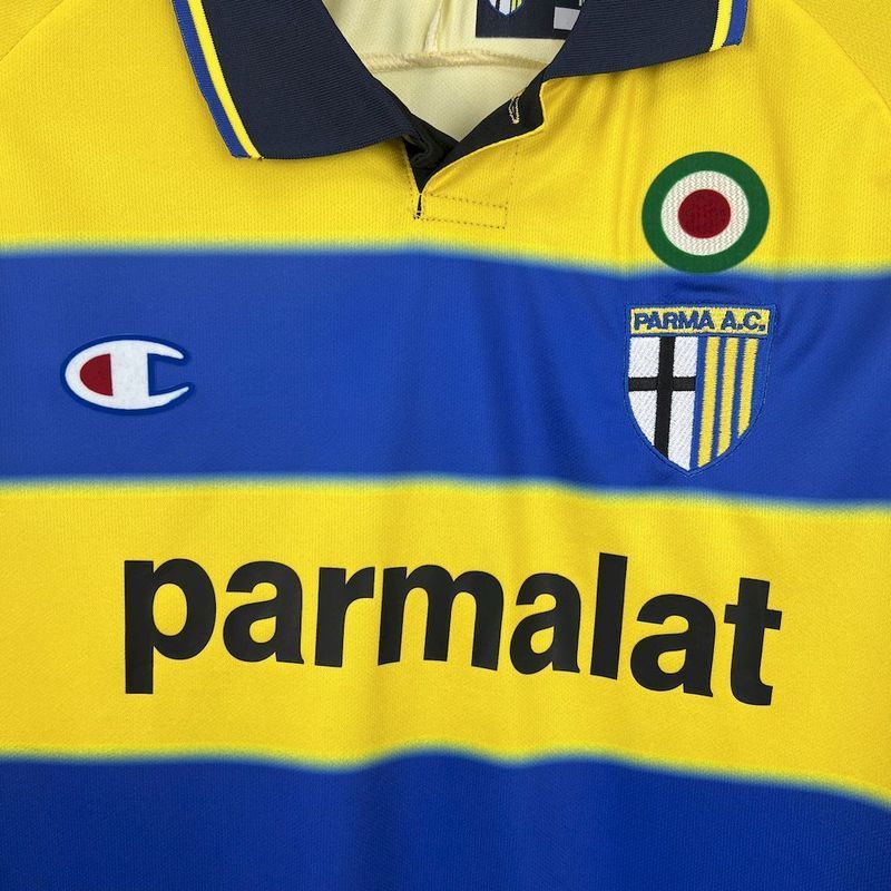 retro 1999-00 Parma Home retro football jersey