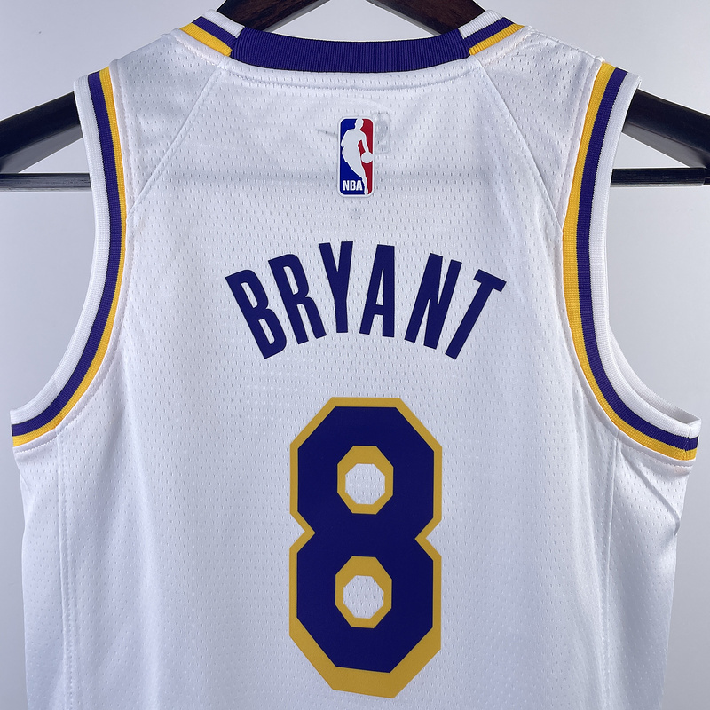 Kids 2023 NBA Lakers 8 BRYANT Basketball Jersey