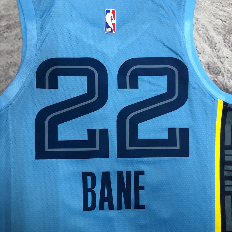 2023 NBA Memphis Grizzlies 22 BANE Basketball Jersey