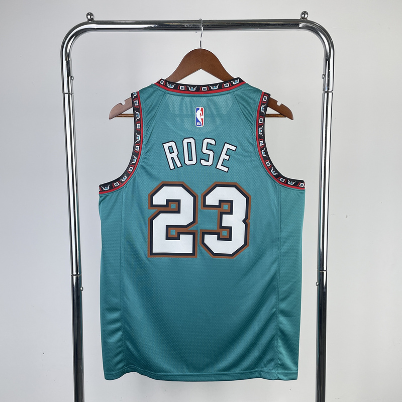 2023 NBA Memphis Grizzlies 23 ROSE Basketball Jersey