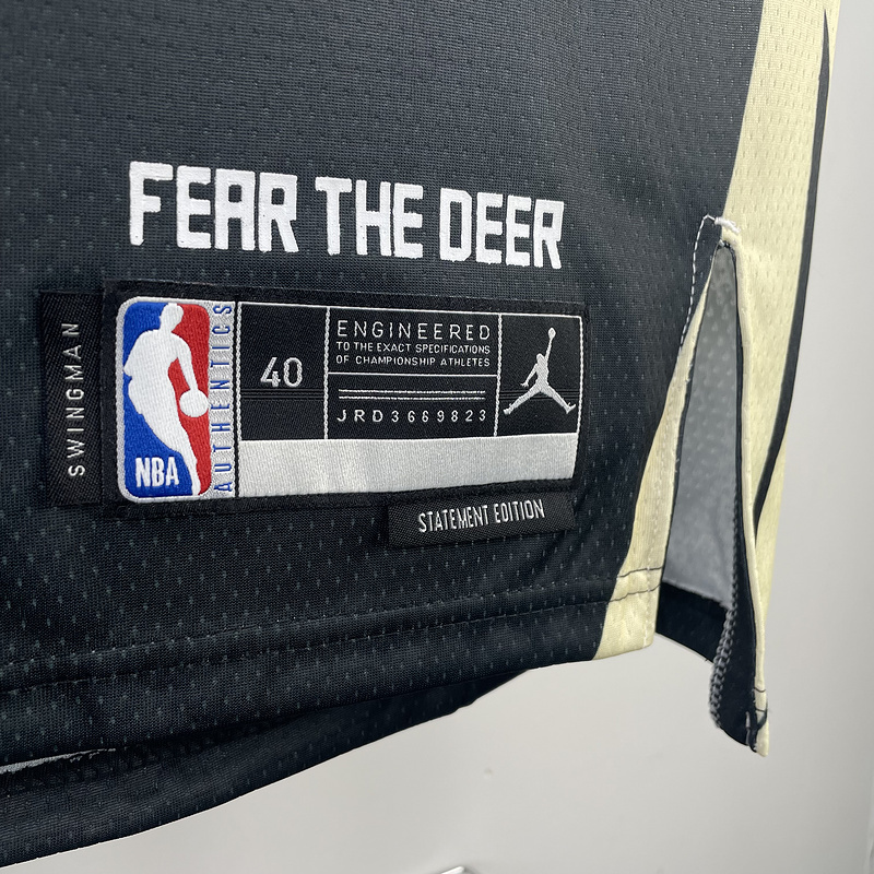 2023 NBA Milwaukee Bucks (0 LILLARD) Basketball Jersey