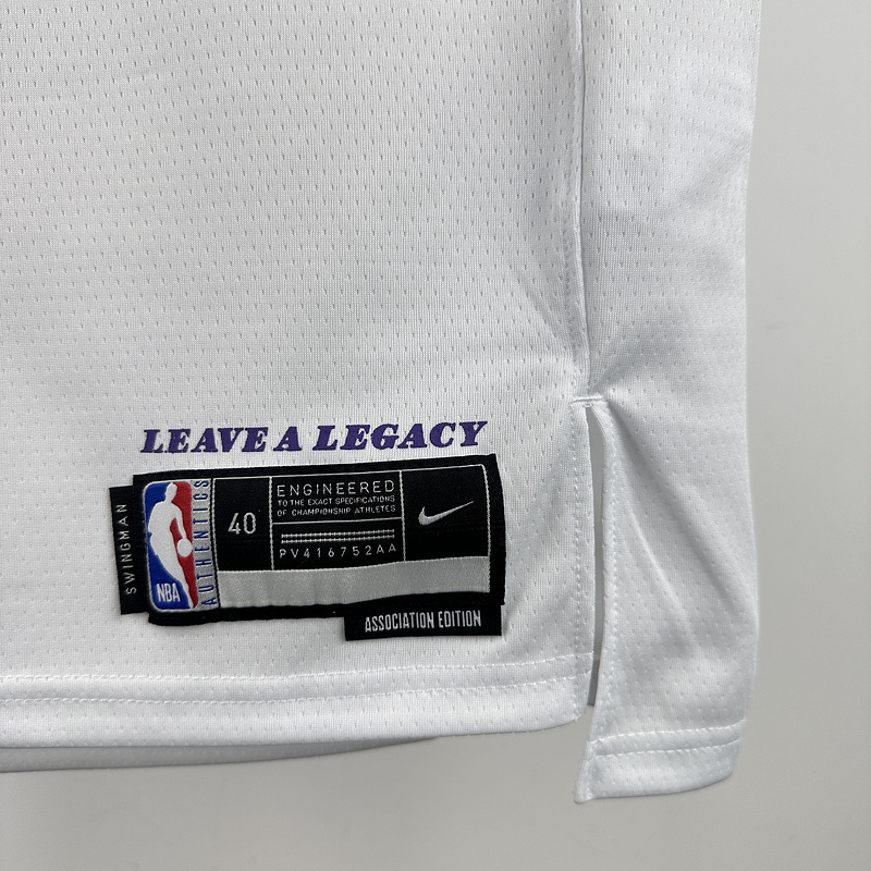 2023 NBA Lakers 9 JAMES JR Basketball Jersey