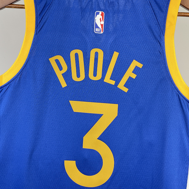 2023 NBA Golden State Warriors 3 POOLE Basketball Jersey