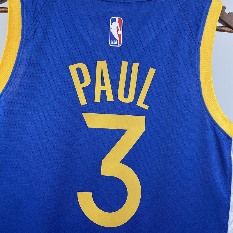 2023 NBA Golden State Warriors 3 PAUL Basketball Jersey