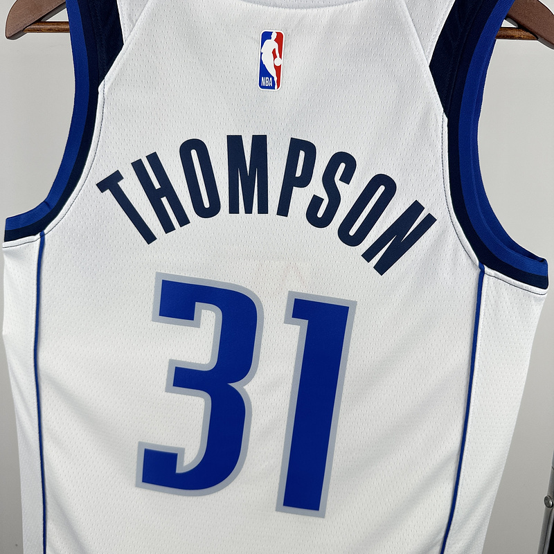 2023 NBA Dallas Mavericks 31 THOMPSON Basketball Jersey