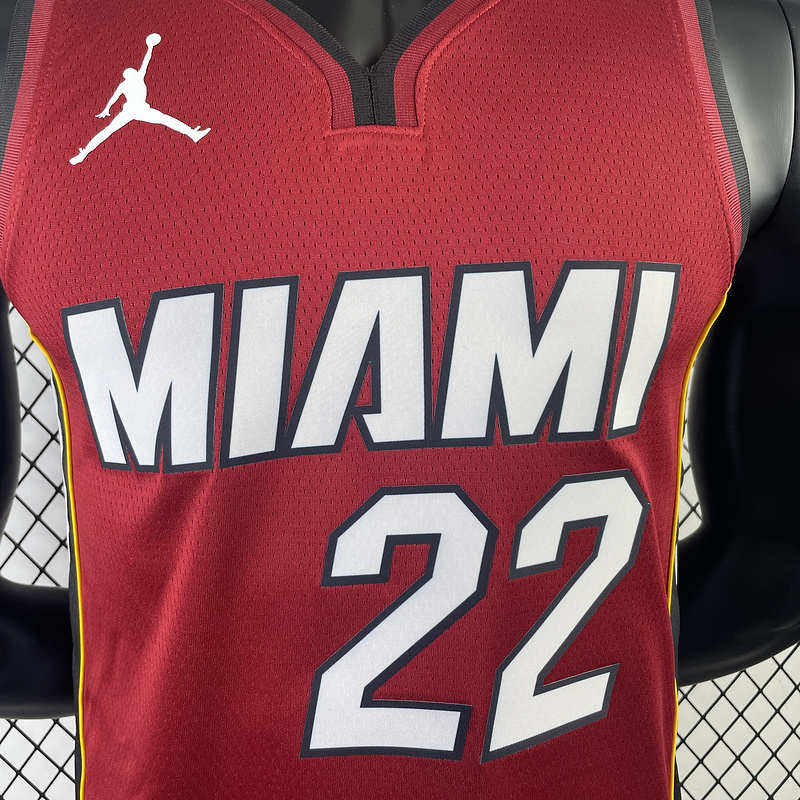 2023 NBA Miami Heat 22 BUTLER Basketball Jersey