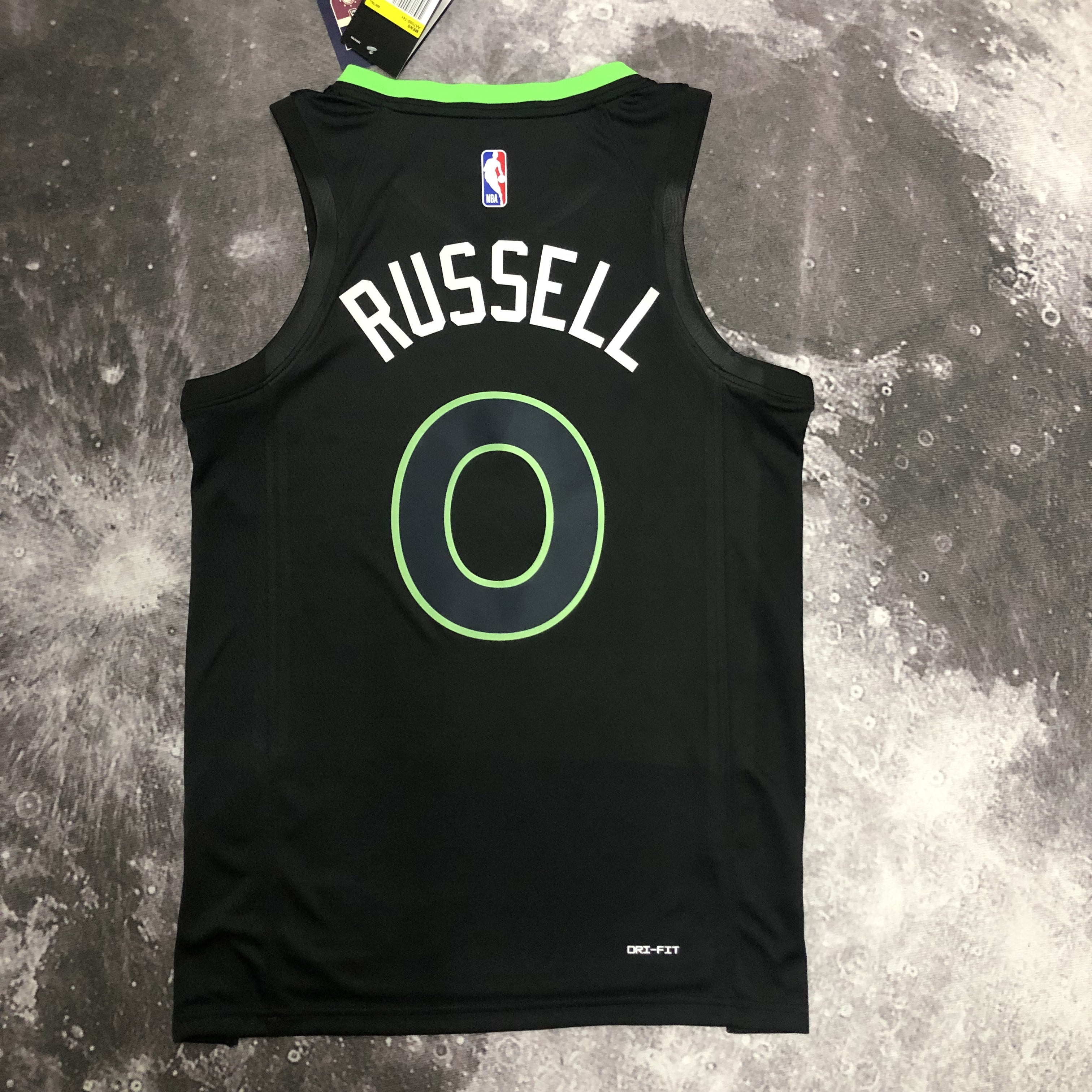 2023 NBA Minnesota Timberwolves 0 Russell Basketball Jersey