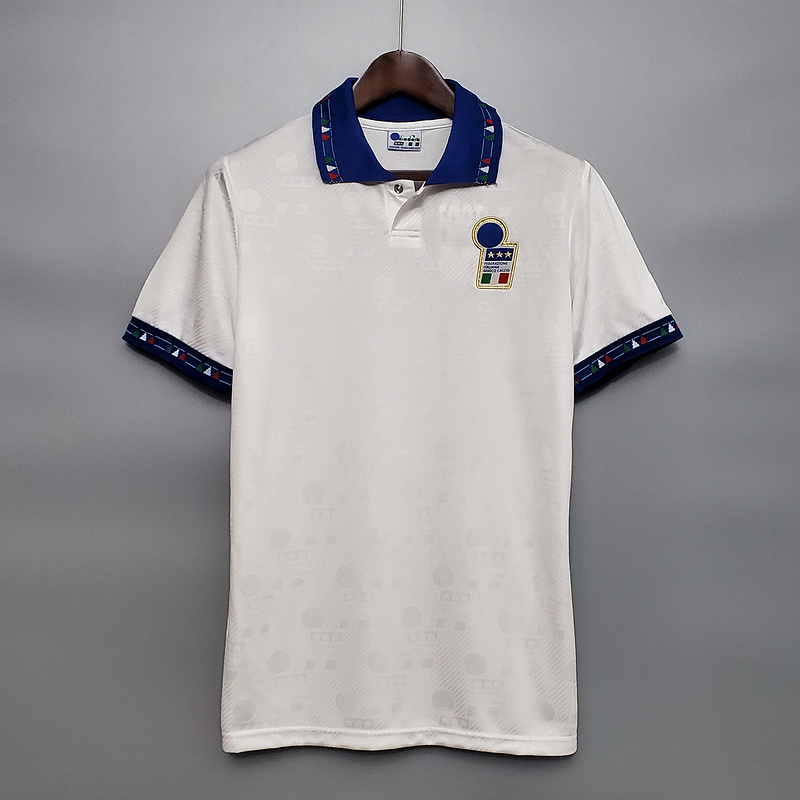 Retro Italy 1994 away R.BAGGIO MALDINI Football jersey retro